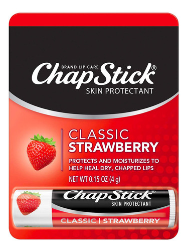 Bálsamo Labial Chap Stick Fresa 4 Gr