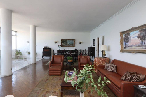 Cobertura Duplex - Alto Luxo - Posto 6 Atlantica, 430m2 2 Salões, 4 Quartos-suite 2 Vagas, Vista Total Posto 6 Ao Leme. - Ap8068