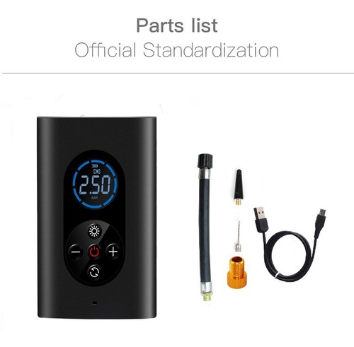 Imagen 6 de 10 de Compresor Para Auto De Aire Portátil Inflador De Neumaticos