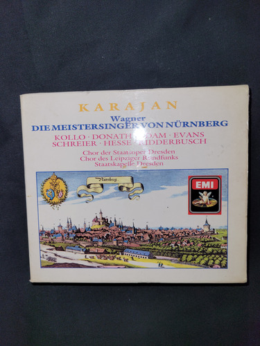 Wagner. Die Meistersinger Von Nurnberg. Dirige Karajan 4 Cd