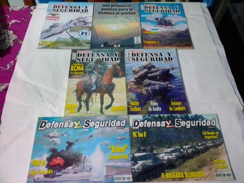 Defensa Y Seguridad - Mercosur - Lote De 7 Revistas