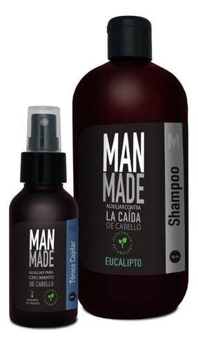 Tratamiento Capilar Tónico Capilar + Shampoo Man Made
