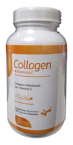 Natuvita Colageno Hidrolizado Vitamina C X 100 Capsulas
