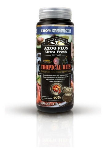 Ultra Fresh Tropical Bits (p. Peces Tropicales) 330ml/130g