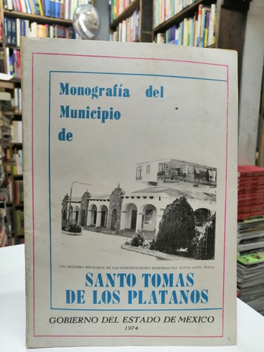 Libro. Santo Tomás De Los Platanos. 