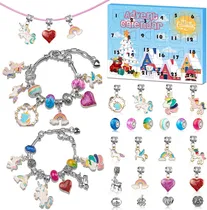 Comprar Kit De Pulseras De Unicornio De 24 Días Para Niñas