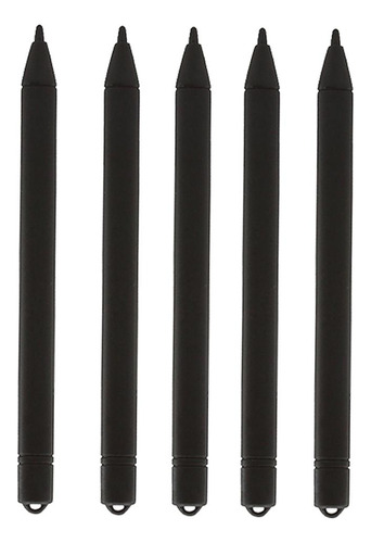 5x Pantalla Táctil De Plástico Negro Stylus Pen 12.2 Cm