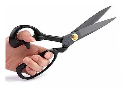 Left Handed Dressmaking Scissors 10 inch - Professional Heavy Duty Industrial Strength Tailor Shears for Fabric Leather Sewing Best for Artists