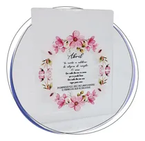 Comprar Invitaciones De Acrilico A Color X10 - Diseño Personalizado