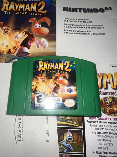 Rayman 2 The Great Scape N64 Na Caixa (Usado)