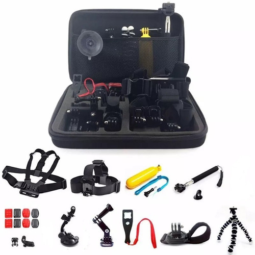 Kit 26 En 1 Accesorios Go Pro Hero 2 3 4 5 Completo Gopro