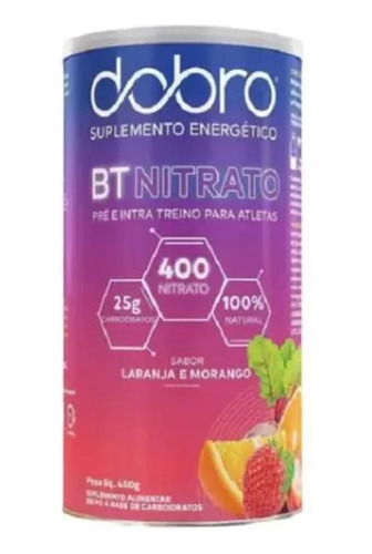 Kit 2x: Bt Nitrato Laranja E Morango Dobro 450g