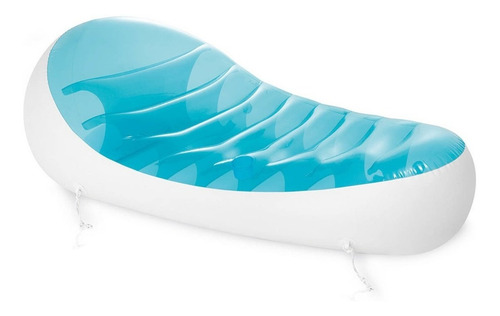 Cama Sillón Lounge Inflable Para Alberca 2 Pz Incluye Parche