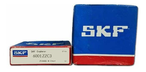 Rodamiento 6001 Zzc3 Marca Skf