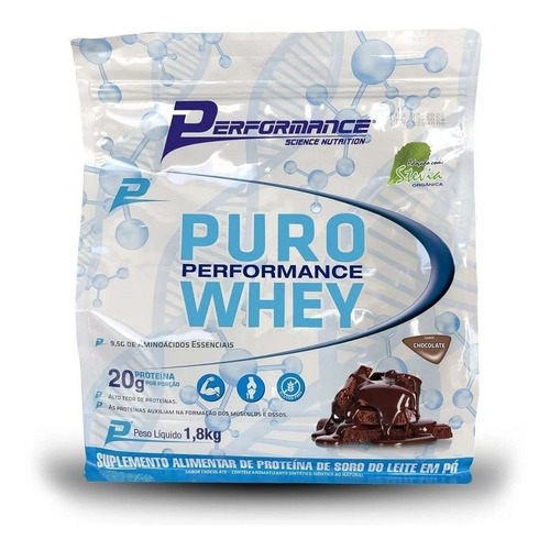 Puro Whey Refil Sabor Chocolate 1,8kg Performance Nutrition