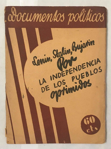 Documentos Politicos N°21 Madrid 1931 Lenin Stalin Bujarin