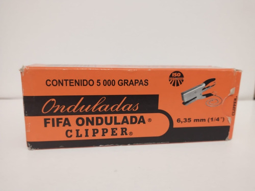 Grapa Ondulada Fifa - Pilot Clipper C/5000 1/4  6.35 Mm.