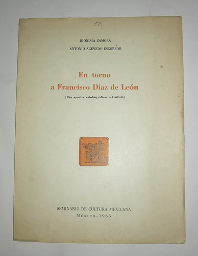 En Torno A Francisco Díaz De León  México 1965 