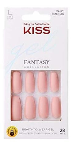 Esmalte - Kiss Gel Fantasy Uñas De Gel Listas Para Usar,  Al