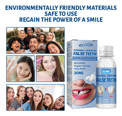 Thermal Forming False Teeth Tooth Repa Kit Tooth Repa