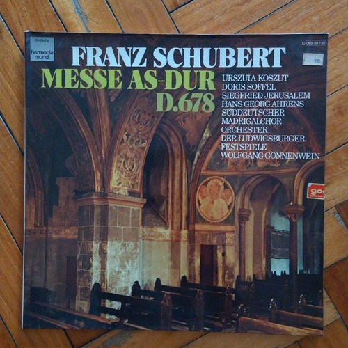 Disco Vinilo Franz Schubert Messe As-dur D.678