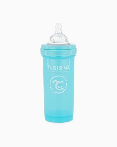 Imagen 3 de 3 de Mamadera Anti-cólico Twistshake 260ml - Azul