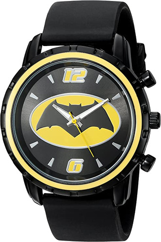 Dc Comics - Reloj Casual De Cuarzo Y Silicona Para Hombre,