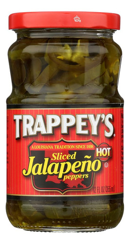 Pimientos Jalapeños Trappeys, Rodajas, 12 Oz X 2