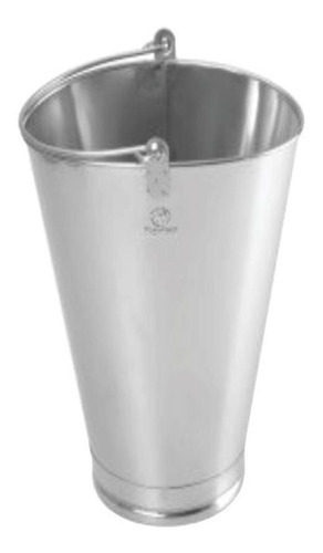 Balde Inox Metalosa Oval C/graduacao- 10l - Ab1046 Com 1 Un