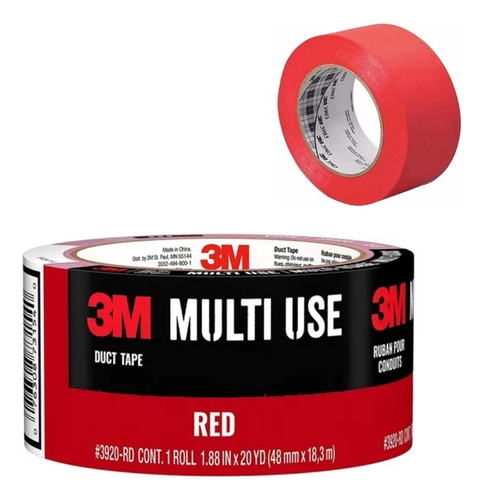 Pack X4 Cinta Multiproposito 3m Ducttape 48mm X 18m Colores