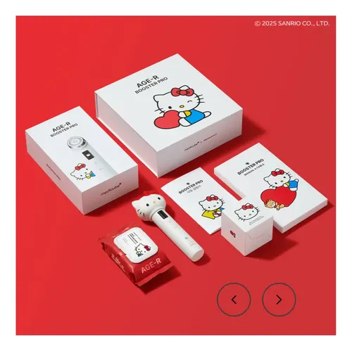 medicube AGE-R BOOSTER PRO ハローキティ 限定セット Medicube Age-r Booster Pro Edição Hello Kitty Edição Limitad