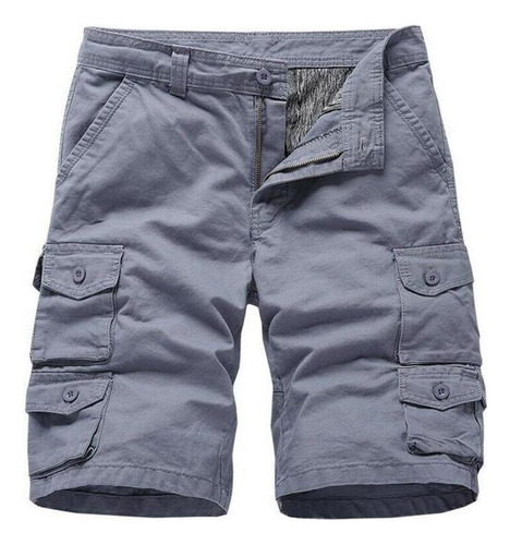 Plain Cargo Sueltos Pants For Men With Bolsil