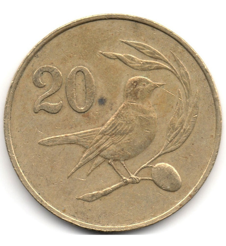 Chipre 20 Cents 1983