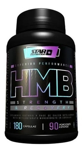 Hmb Star Nutrition 180cap Fuerza + Recupera + Masa Muscular