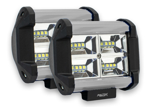 Par Faro 12 Led Dually Varios Colores Estrobo Auxiliar