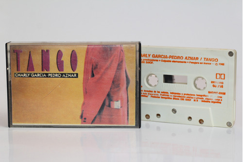 Cassette Charly Garcia Pedro Aznar Tango 1986 