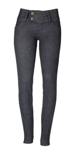 Calça Jeans Feminina Preta Tam 40 Ref 1541