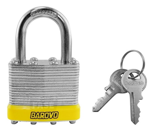 Candado Reforzado Laminado 40mm Acero Doble Traba Moto Bici