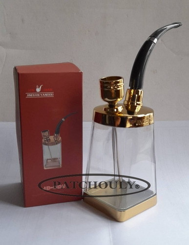 Imagen 2 de 5 de Pipa De Agua Mini 16 Cm. Altura Acrílico Metal Portatil