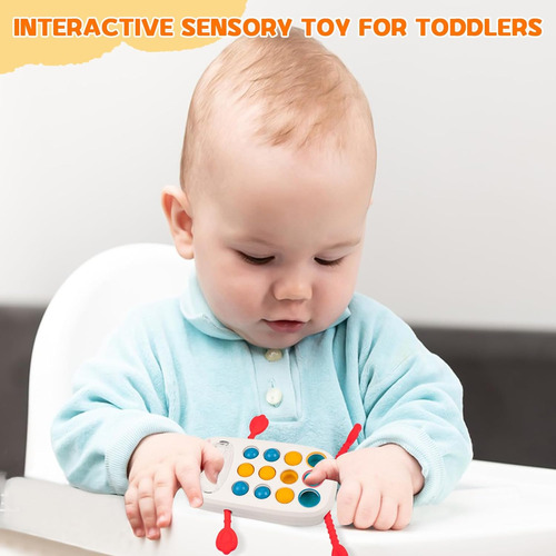 Zhenduo Blaster Juguete Sensorial Interactivo Para Bebés, Re