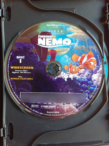 Dvd Finding Nemo Buscando Nemo Pixar Disney (Usado)