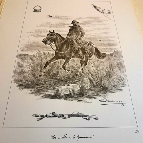 Eleodoro Marenco Láminas Varias De La Estancia Vieja (Usado)