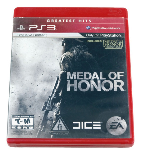 Medal Of Honor Original Playstation 3 Ps3 Mídia Física