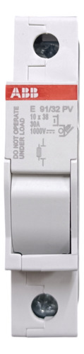Base Porta Fusibles Abb E91/32pv 1p 30a, 1000v, 10x38mm