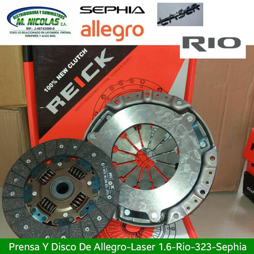 Kit Embrague Croche Mazda 323 Allegro 1.6 Láser 1.6 Japon