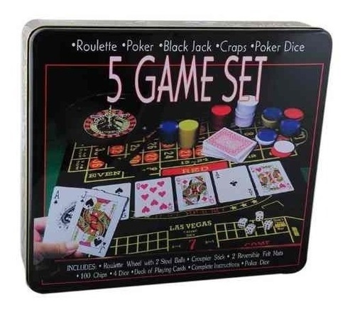 5 Juegos Casino Ruleta Poker Blackjack Poker Dados 8160-0801