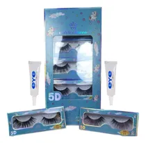 Comprar Pestañas Postizas 5d Mink Pack X10 Pares En Tira + Pegamento