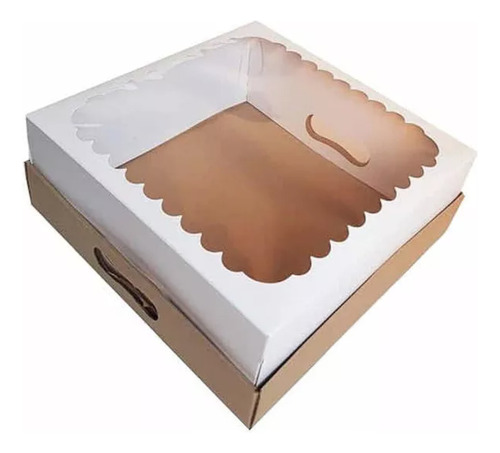 Caja Bandeja Tapa X1 25x25x12cm