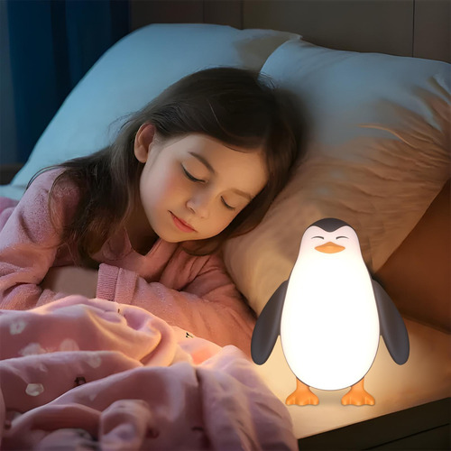 Linda Luz Nocturna Luz Nocturna De Pingüino Luz Nocturna Led