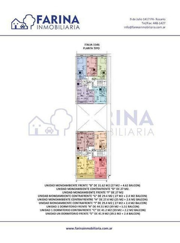 Imagen 9 de 9 de Monoambientes Estrenar Italia - Montevideo